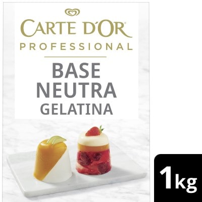 Base Neutra Gelatina Carte d’Or caja 1Kg - Nueva Textura Gelatinosa de Carte d'Or, rápida gelificación en tan sólo un paso